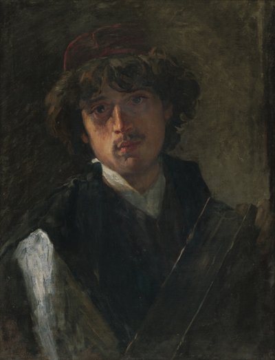 Retrato de un joven rabino de Vaclav Brozik